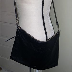 COACH black leather crossbody